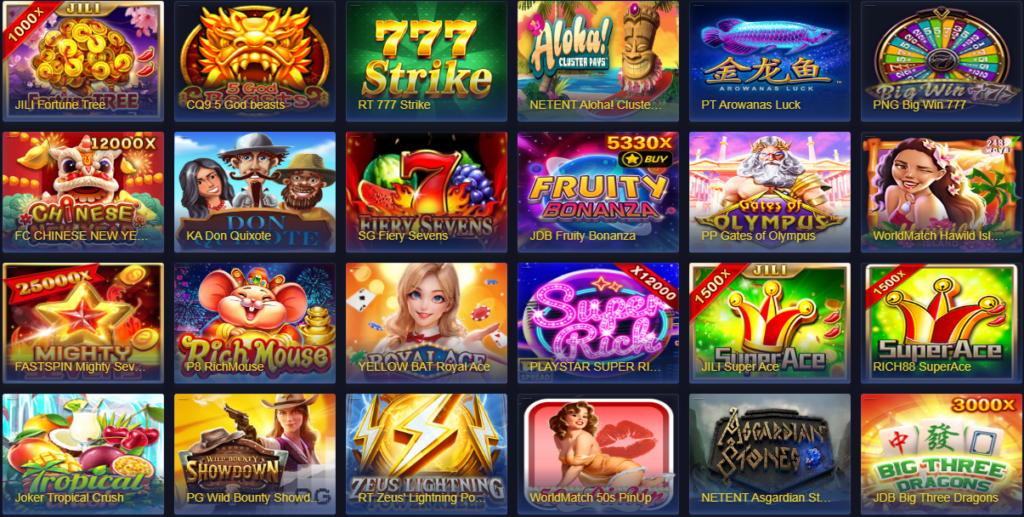 Slot Games at MCW Casino